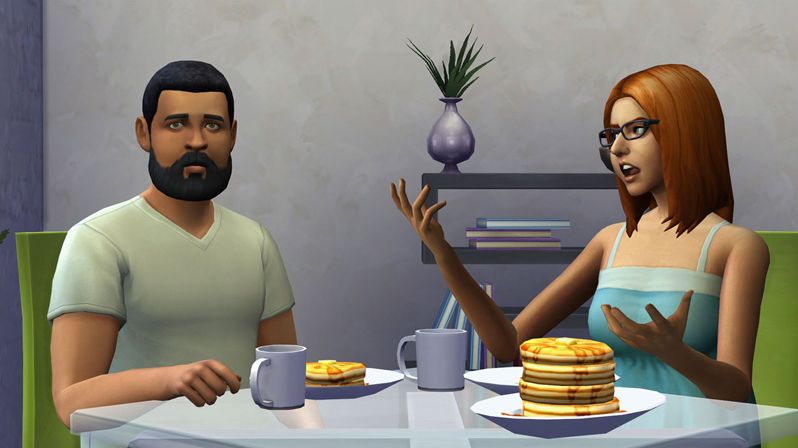 Ukázka ze hry The Sims 4