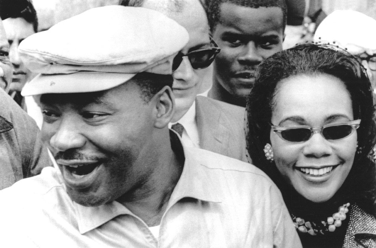 Martin Luther King se svou manželkou Corettou