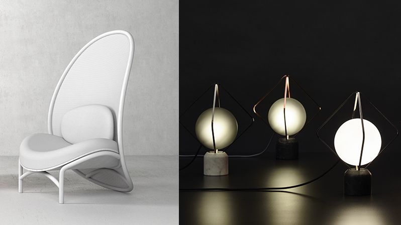 Designérka Lucie Koldová má nominaci za křeslo Chips chair (Ton), svítidla Jack O`Lantern (Brokis) a objekt Blossom.