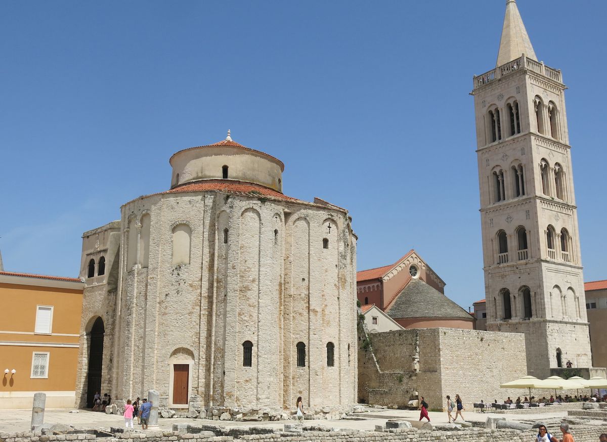 Kostel sv. Donáta je nejlépe dochovanou stavbou předrománské architektury.