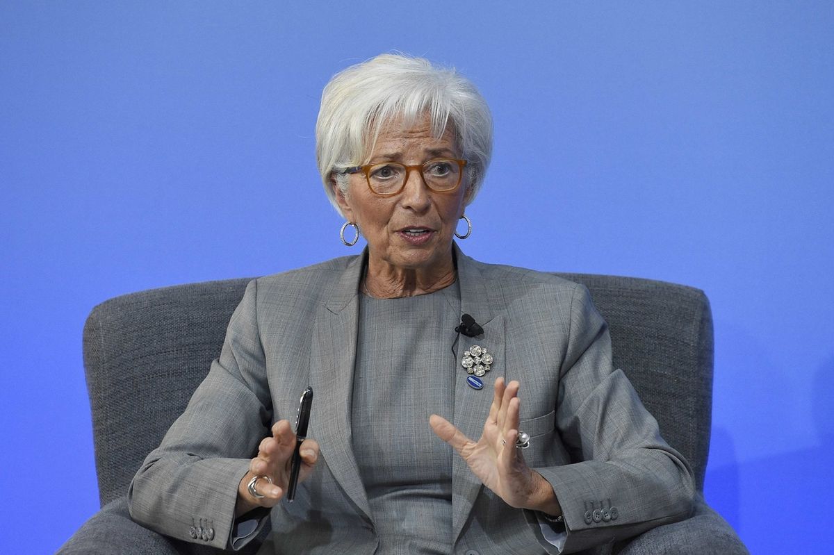 Šéfka MMF Christine Lagardeová v Londýně