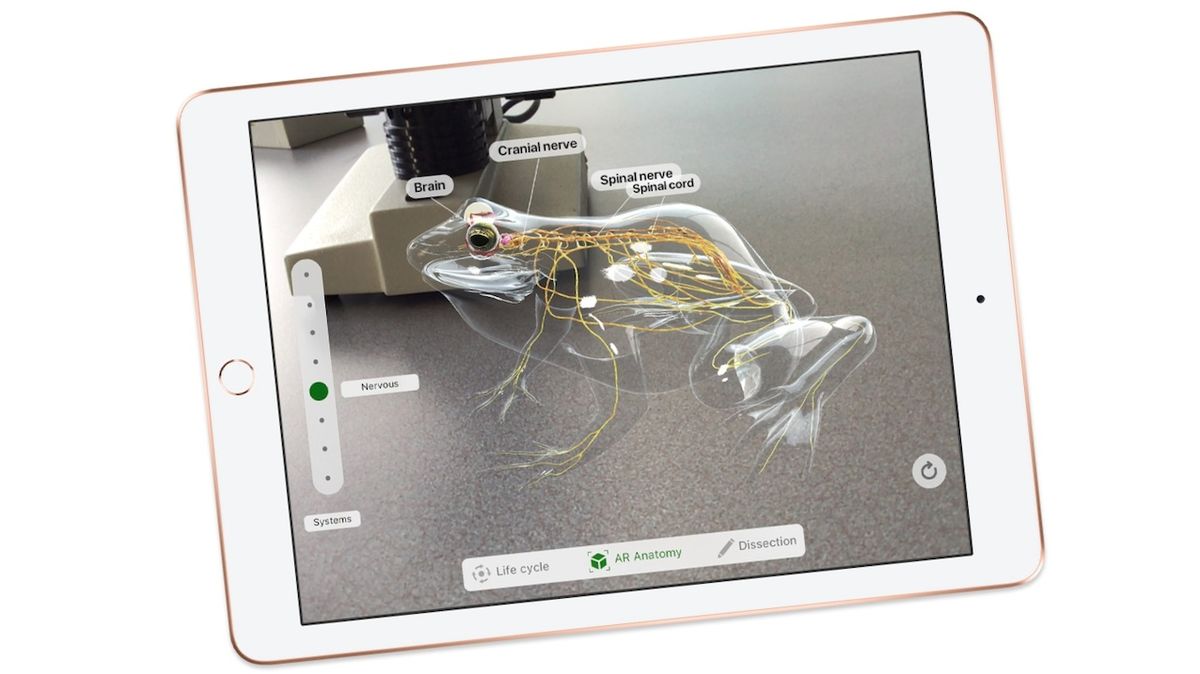 Ukázka systému rozšířené reality na novém iPadu