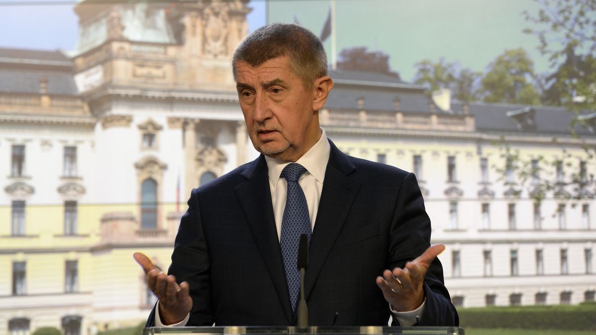Premiér Andrej Babiš (ANO) po jednání se primátorem hlavního města Zdeňkem Hřibem o investičních záměrech v Praze.