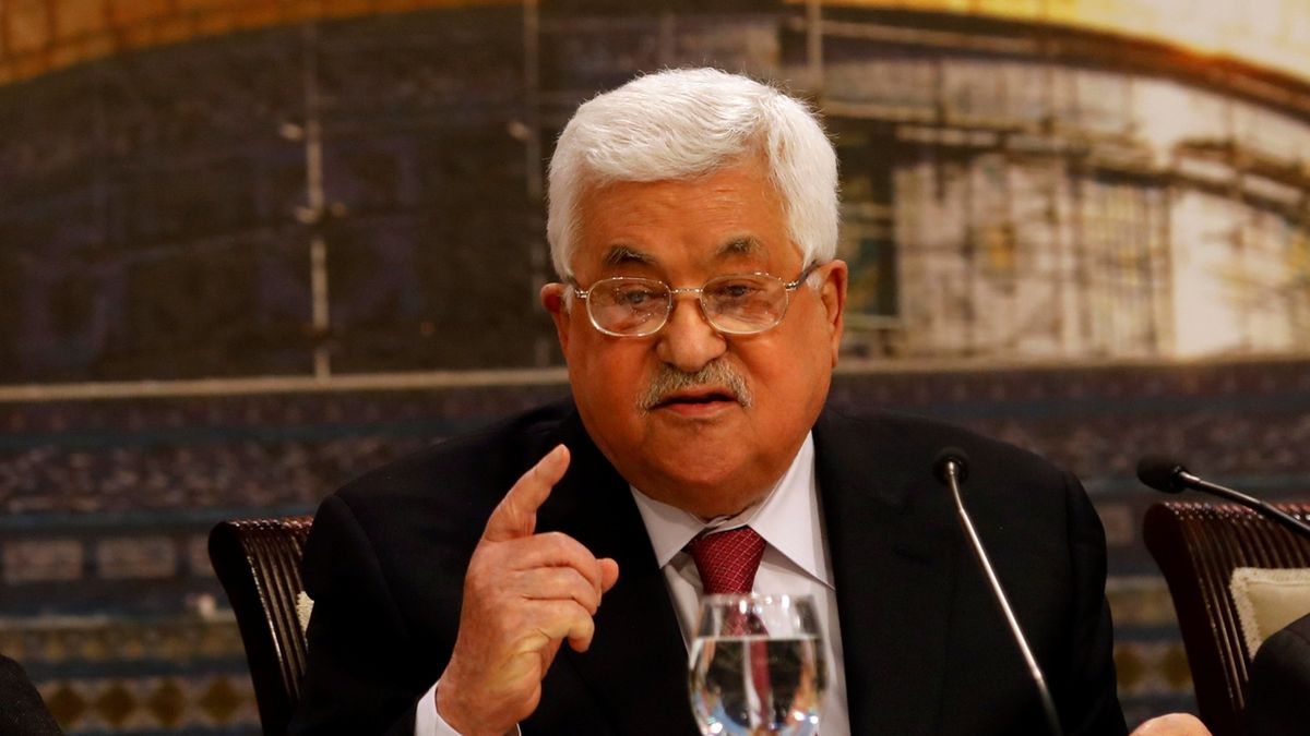 Předseda palestinské samosprávy Mahmúd Abbás 