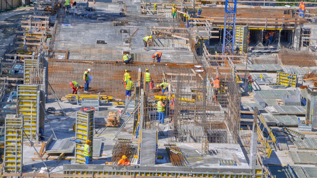 Stavebnictví v únoru rostlo dvouciferným tempem