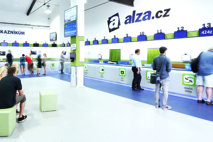 Výdejna e-shopu Alza.cz