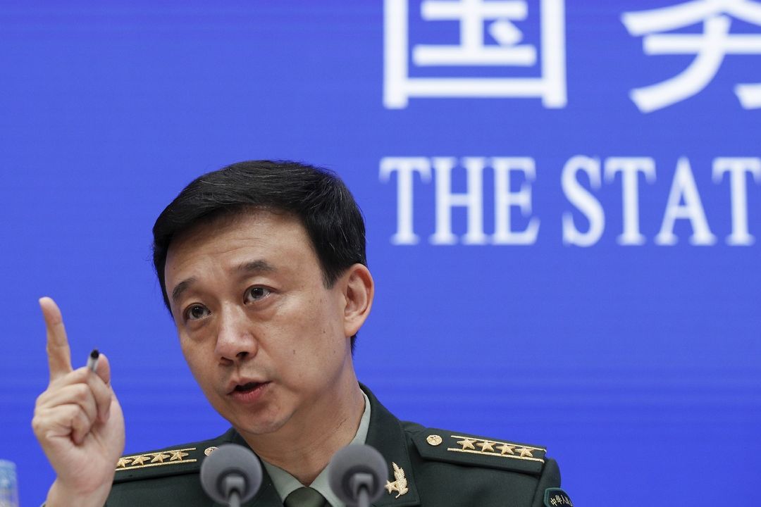 Mluvčí čínského ministerstva obrany Wu Čchien