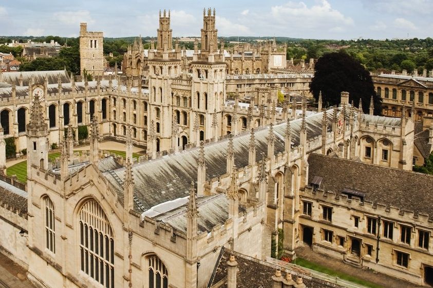 Univerzita v Oxfordu. Ilustrační foto