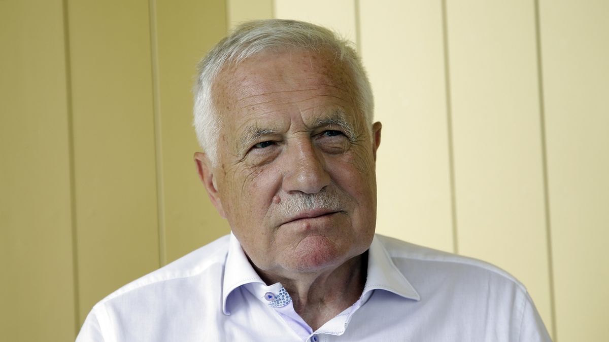 Bývalý prezident Václav Klaus 