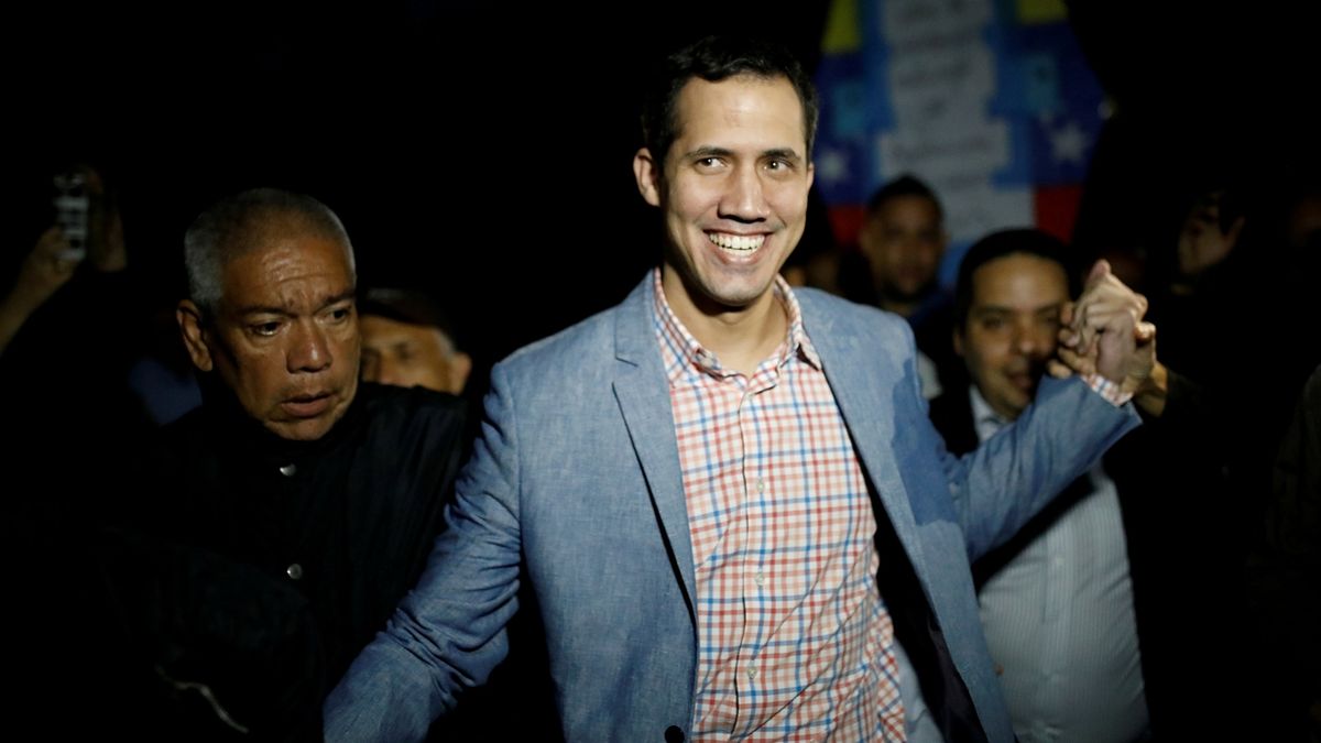 Juan Guaidó se prohlásil venezuelským prezidentem