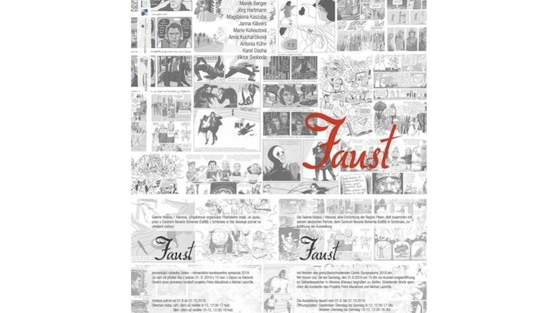 Klenová bude hostit výstavu Faust prezentující výsledky česko-německého komiksového sympozia 2019 