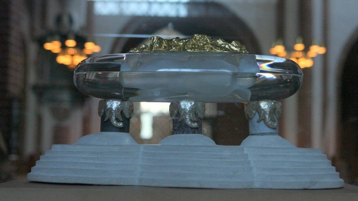 Sarkofág, který bude zdobit náhrobek dánské královny Margrethe II.