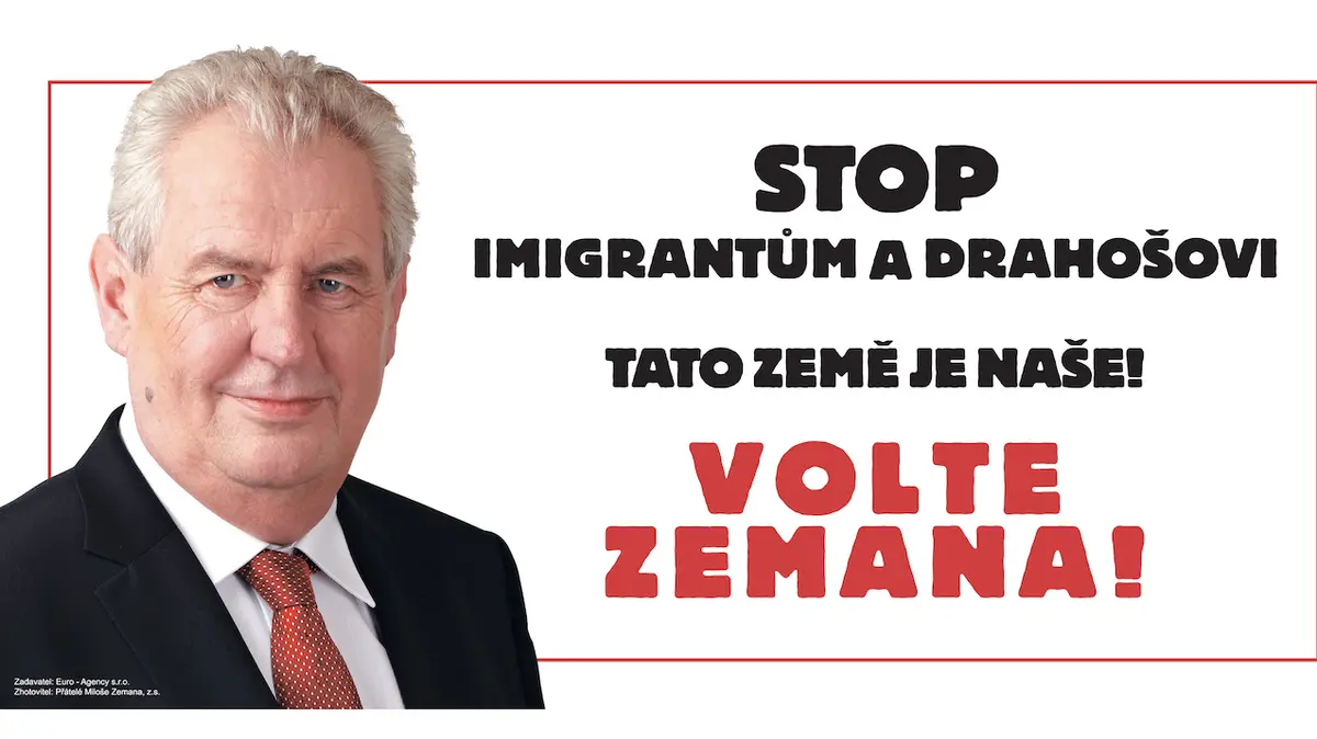 Inzerát Miloše Zemana