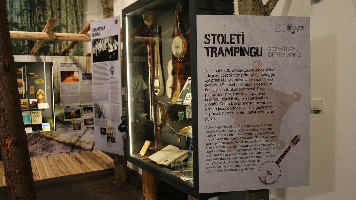 Z výstavy Století trampingu, která je v pražském Národopisném muzeu Národního muzea k vidění do 1. dubna 2020.