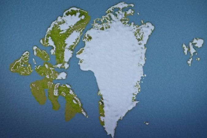 Vědci našli pod ledovcem v Grónsku masivní kráter