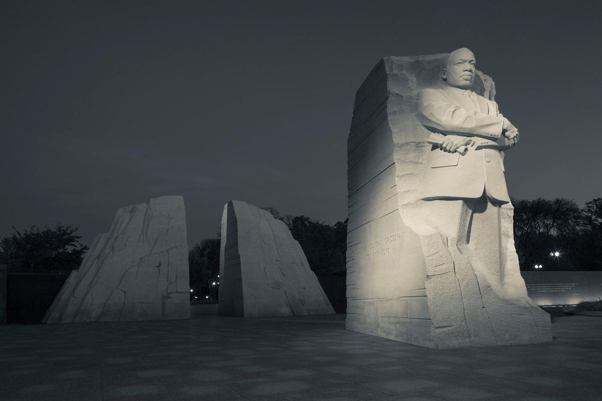 Památník ve Washingtonu připomínající legendární proslov Martina Luthera Kinga „I have a dream“