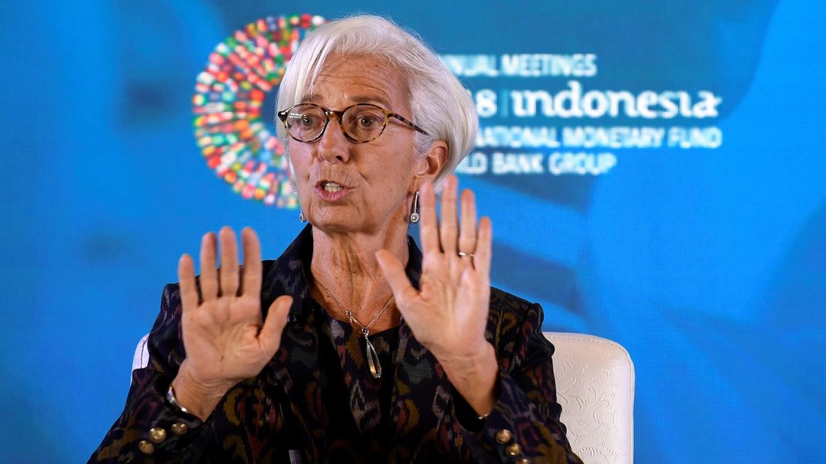 Předsedkyně MMF Christine Lagardová