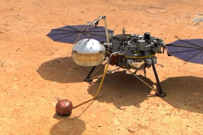 BEZ KOMENTÁŘE: Vizualizace přistání sondy InSight na Marsu