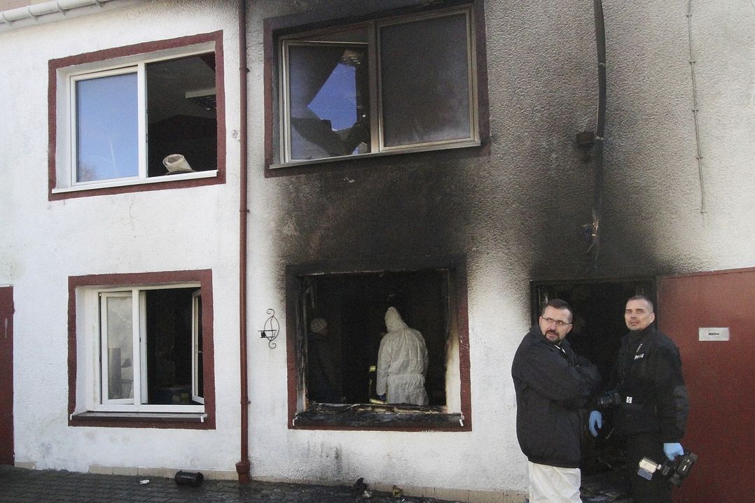 Koszalin na severu Polska, místo, kde při požáru zemřelo pět dívek