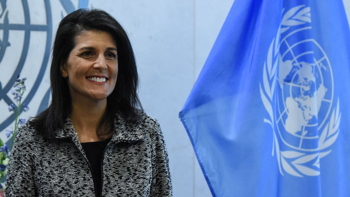 Zástupkyně USA v OSN Nikki Haleyová.