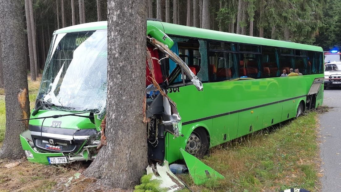Nehoda autobusu na Žďársku