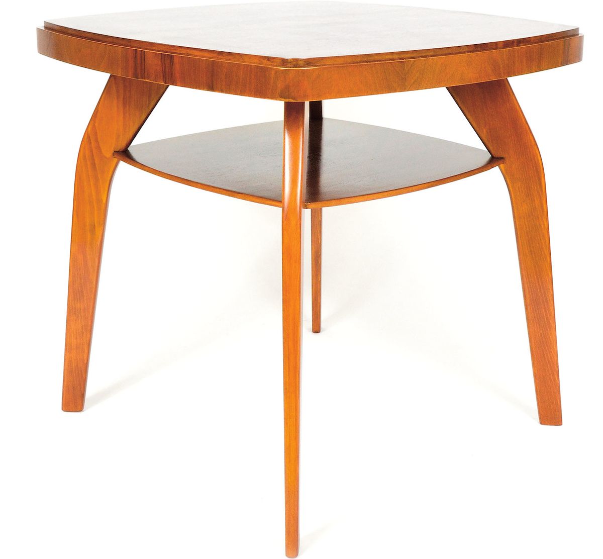 Designově nadčasový konferenční stolek Pavouk od designéra Jindřicha Halabaly.