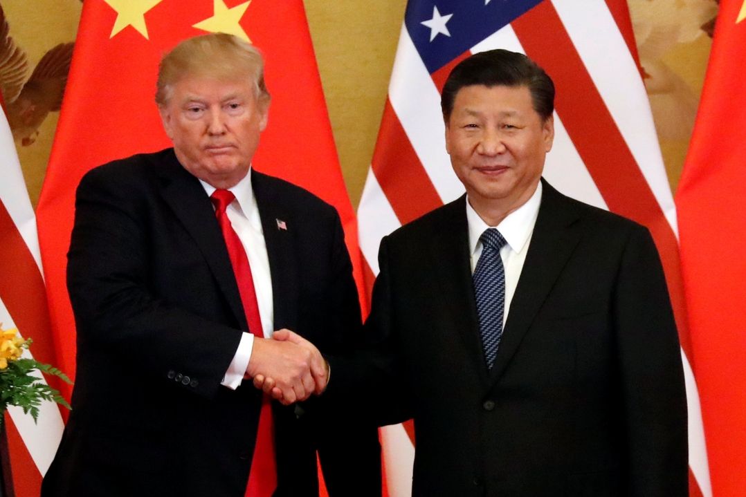 Americký a čínský prezident Donald Trump a Si Ťin-pching 