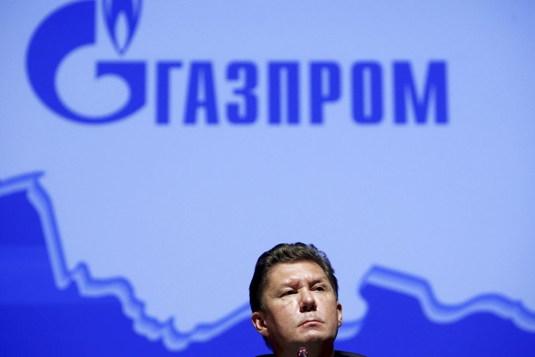 Šéf Gazpromu Alexej Miller na valné hromadě firmy v Moskvě