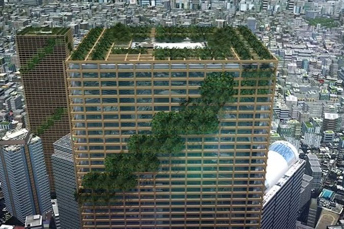 V Tokiu má vyrůst nejvyšší dřevěný mrakodrap na světě