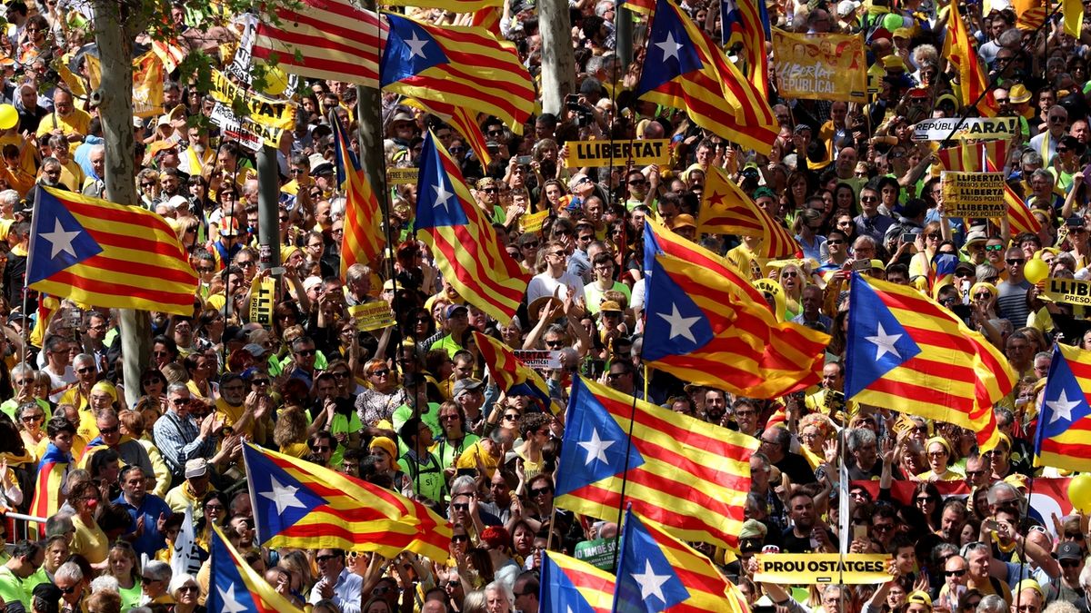 Protesty v Barceloně