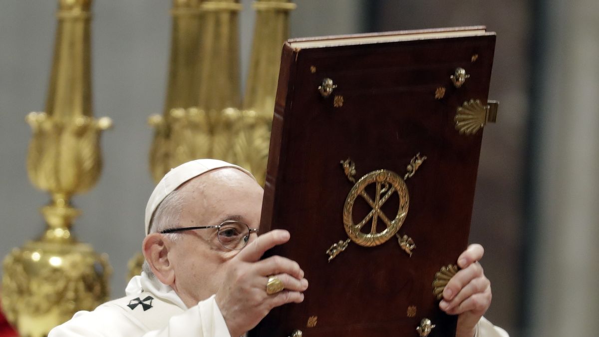 Papež František při úterní mši