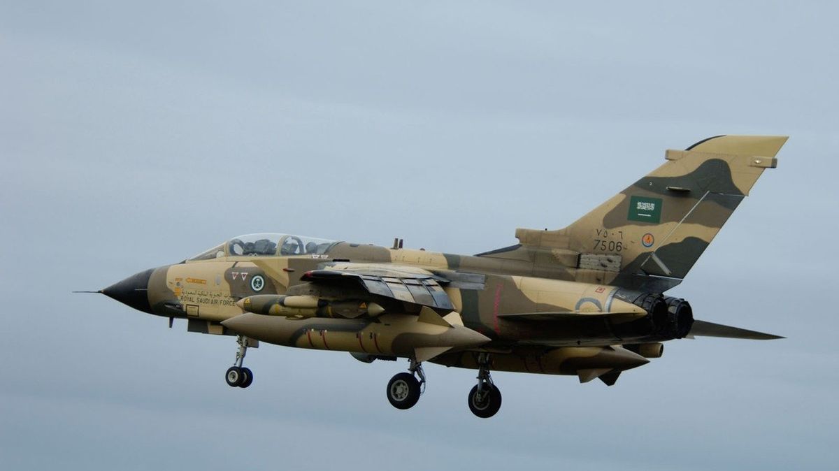 Saúdskoarabský letoun Tornado IDS 