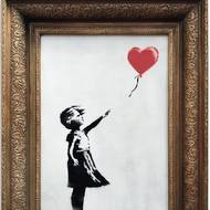 Proslul jako „šprýmař“. Obraz Dívka s balónkem sám sebe zničil poté, co se o něj kupci přetahovali.