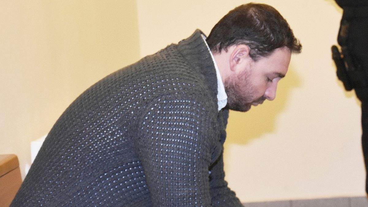Obžalovaný Mario Krtička krátce po zatčení v lednu 2018