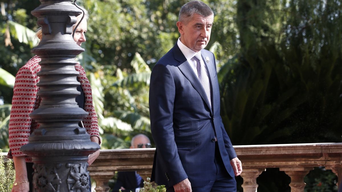 Premiér Andrej Babiš v úterý v italském Palermu