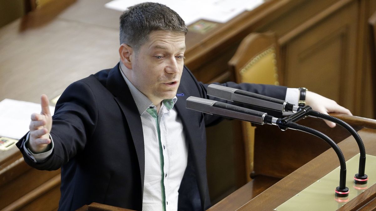 Patrik Nacher (ANO) na jednání Poslanecké sněmovny, 24. dubna 2019.
