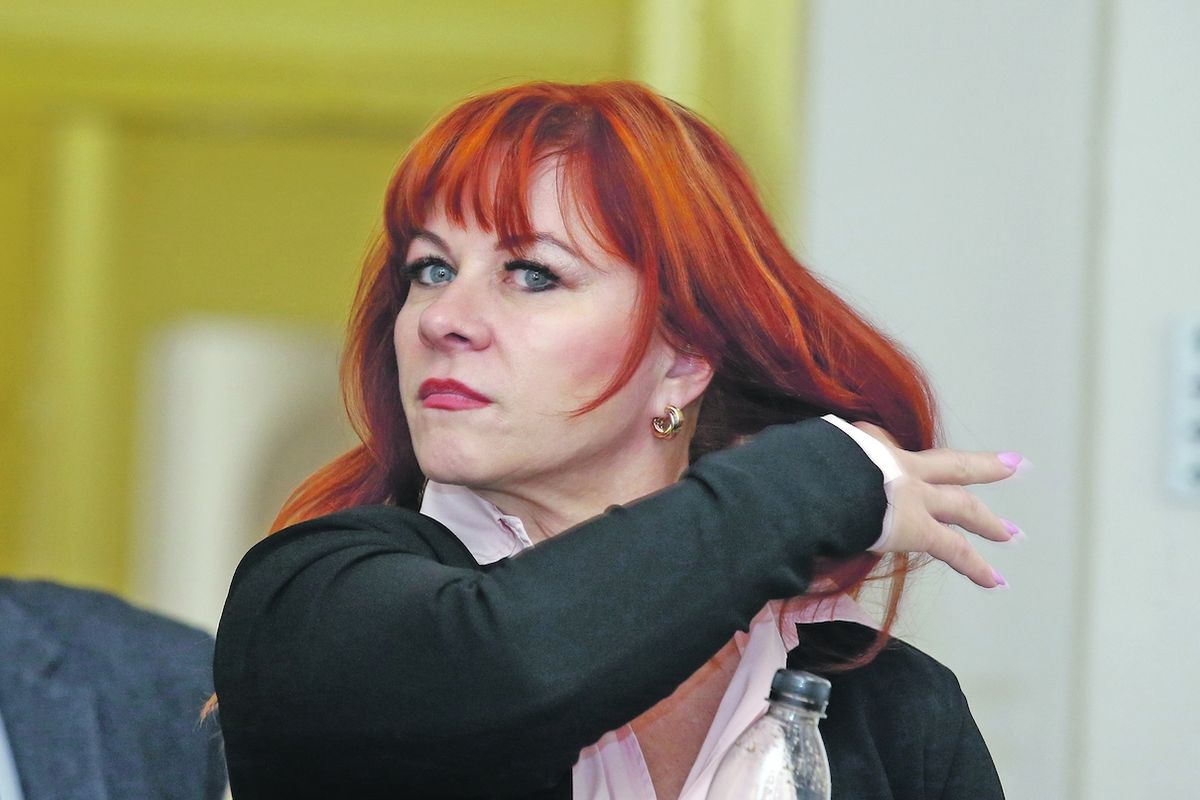 Jana Nečasová (dříve Nagyová) u soudu v roce 2017.