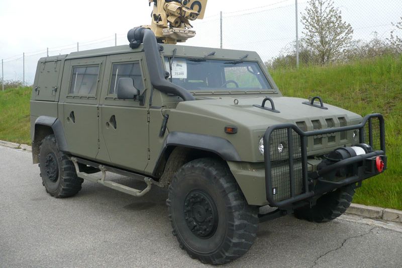 Vojenské vozidlo Iveco. Ilustrační foto