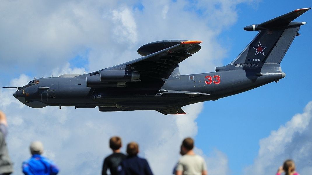 Ruský letoun Běrjev A-50 umožňuje monitorovat provoz ve vzduchu. 