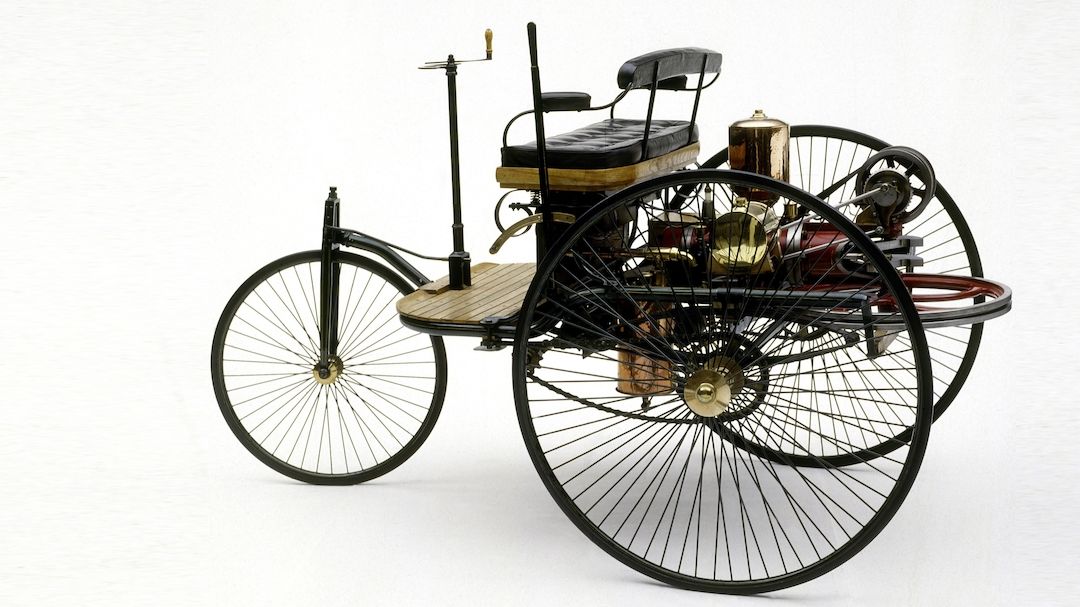 Původní Benz Patent Motorwagen z roku 1885