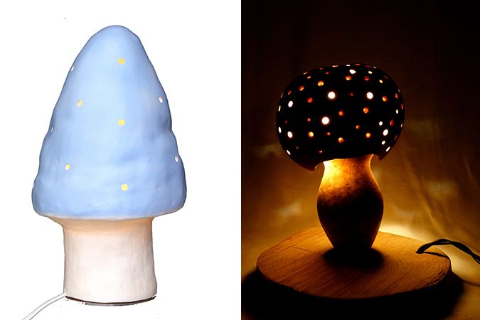 Inspiraci houbami nezapře mnoho lampiček.