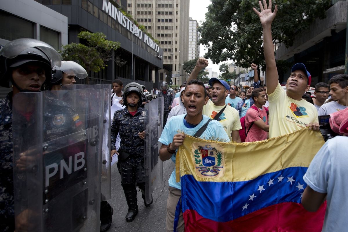 Demonstrace ve Venezuele