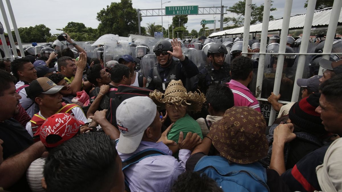 Situace na hranicích mezi Guatemalou a Mexikem je napjatá