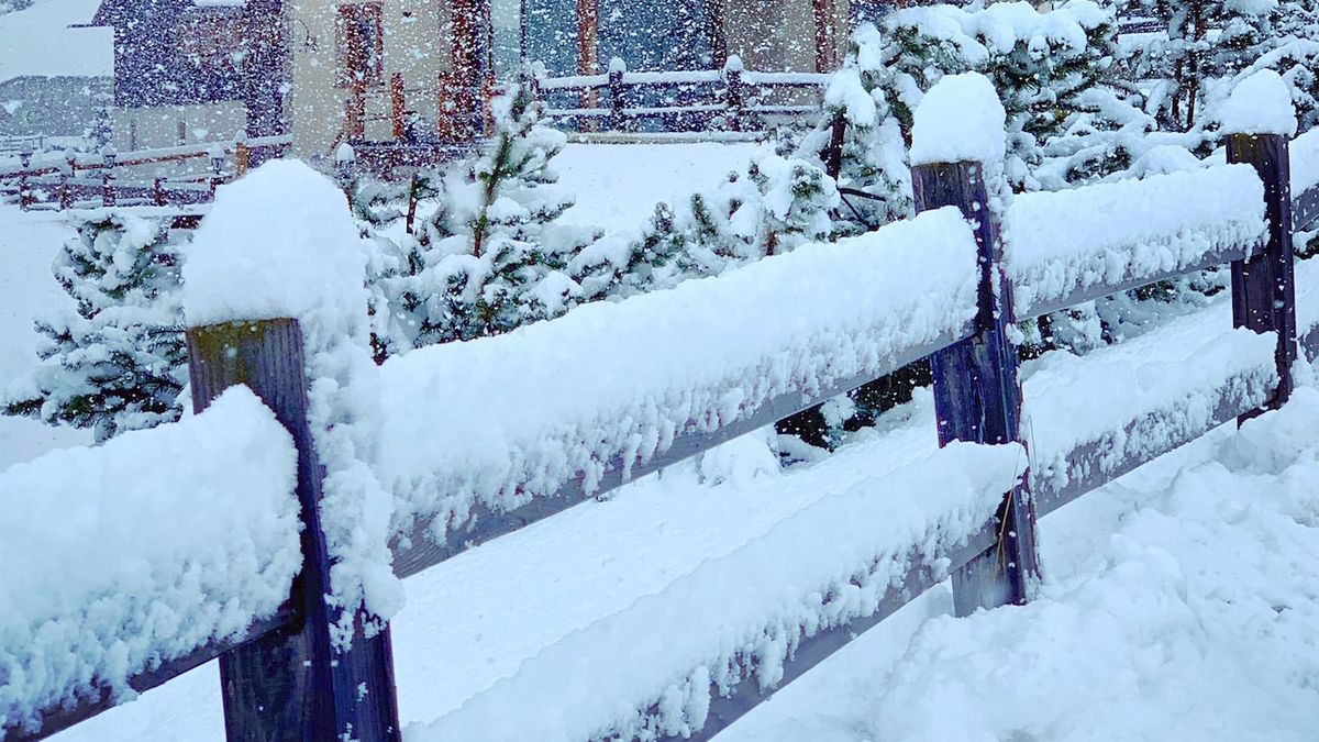 Italské Livigno zasypal první sníh