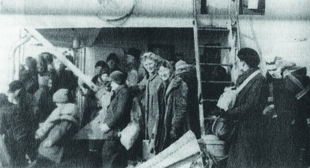 Mezi pasažéry Gustloffu byly i tisícovky uprchlíků z Východního Pruska, především ženy a dětí.