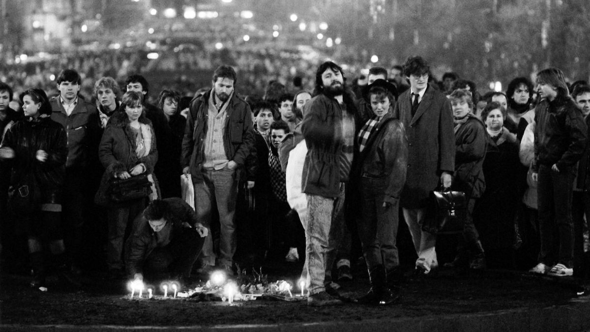 Demonstranti Palachova týdne, leden 1989