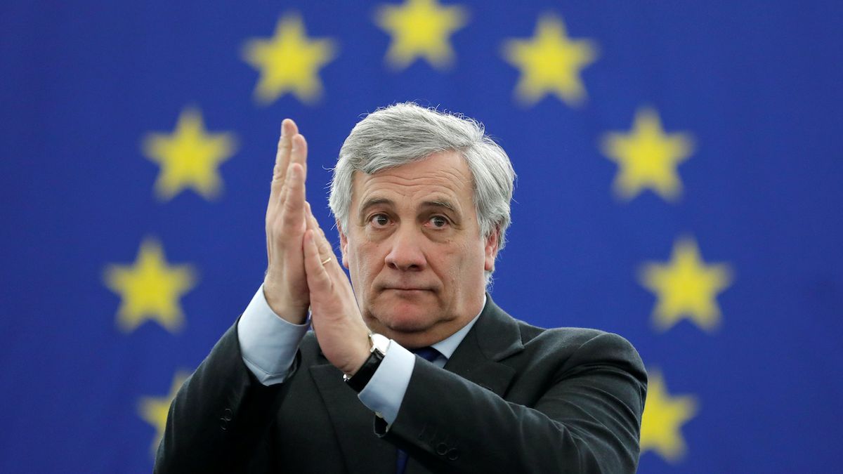 Předseda Evropského parlamentu Antonio Tajani