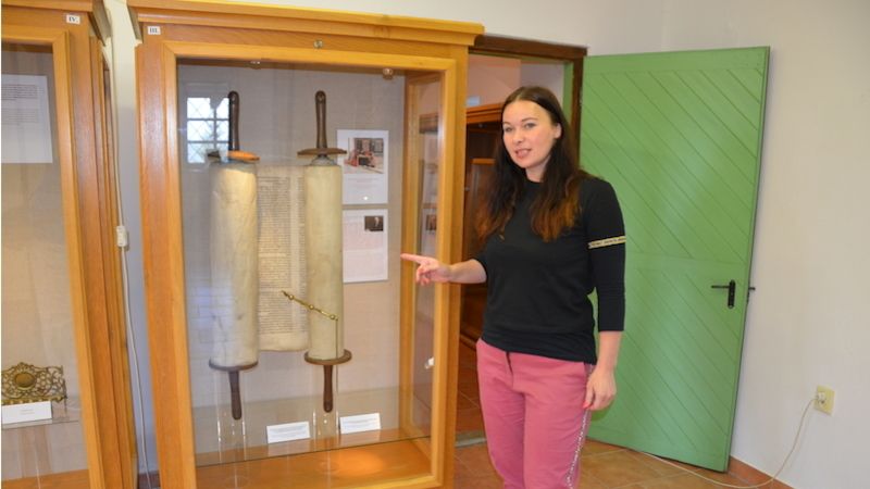 Vedoucí muzea v Dobré Vodě Veronika Rubínková vysvětluje, k jakým změnám došlo
