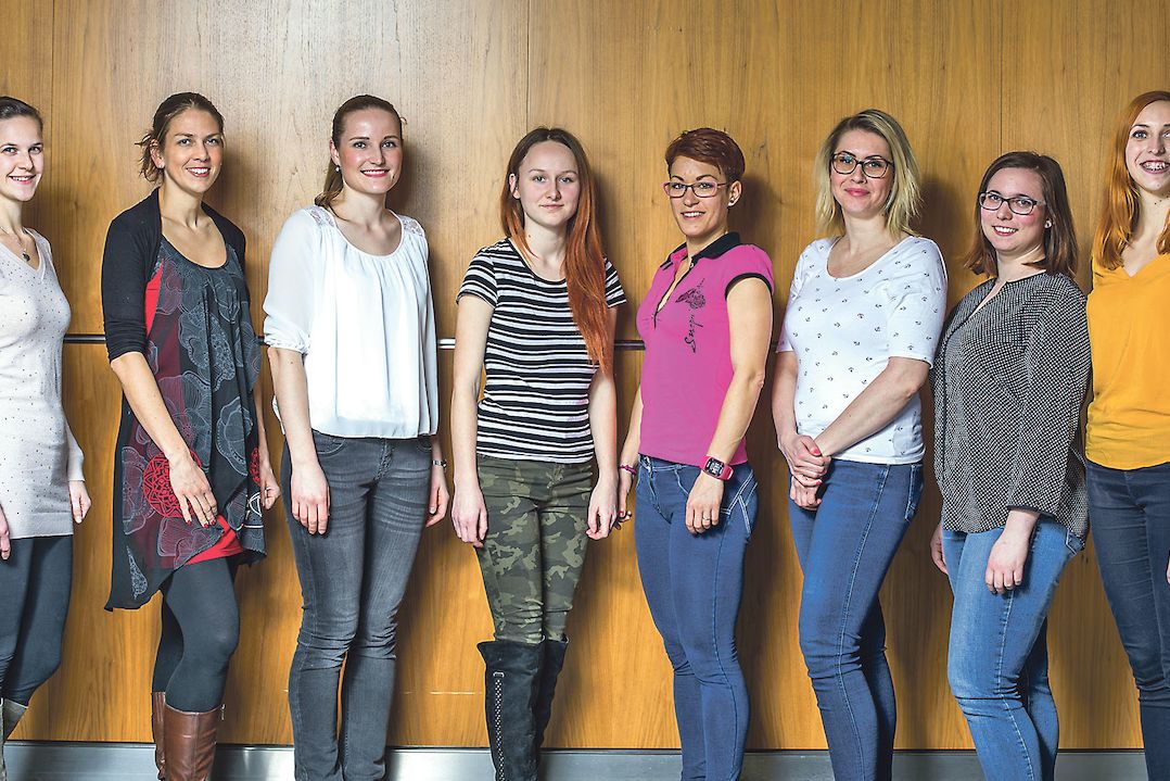 Ženy z brněnského týmu vědců, druhá zleva Šárka Sekorová, vedoucí lékařka výzkumného týmu