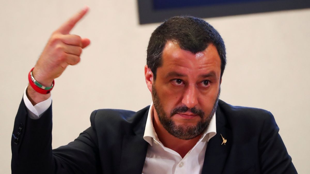 Italský ministr vnitra Matteo Salvini 